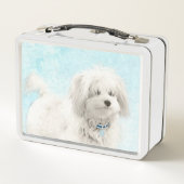 Coton de Tulear Painting - Cute Original Dog Art (Achterkant)