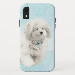 Coton de Tulear Painting - Cute Original Dog Art Case-Mate iPhone Case