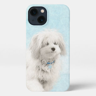 Coton de Tulear Painting - Cute Original Dog Art iPhone 13 Hoesje