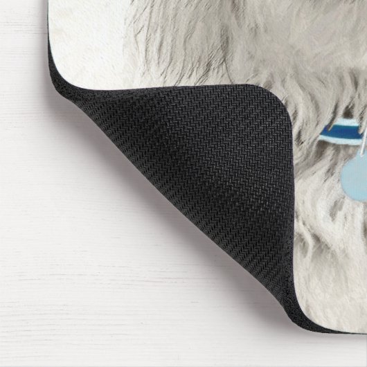 Coton de Tulear Painting - Cute Original Dog Art Muismat (Hoek)