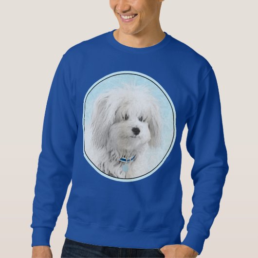 Coton de Tulear Painting - Cute Original Dog Art Trui (Voorkant)