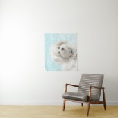 Coton de Tulear Painting - Cute Original Dog Art Wandkleed (In situ)
