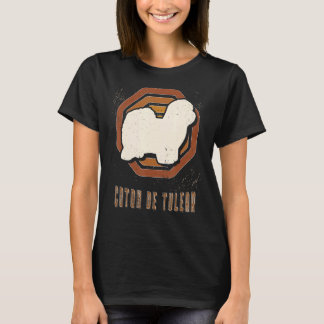 Coton de Tulear  Retro Classic Dog Love T-shirt