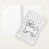 Coton de Tulear Schattige Cartoon Hond & Aangepast Planner (Display)