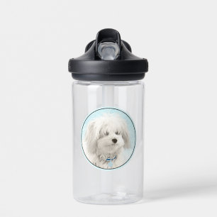 Coton de Tulear Schilderij - Mooie Originele Honde Waterfles