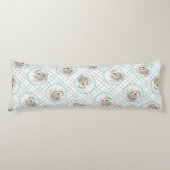 Coton de Tulear Schilderij Schattigee Originele Pe Lichaamskussen (Voorkant)