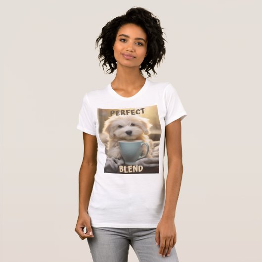 Coton de Tulear T-shirt (Voorkant volledig)