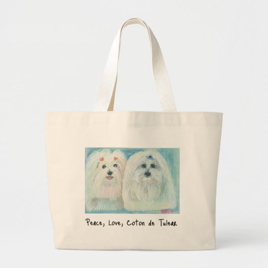 Coton de Tulear Tas (Voorkant)