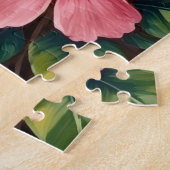 Coton de Tulear Tropische Tuin Kunst Legpuzzel (Zijkant)