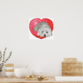 Coton de Tulear Valentijnsdag Poster (Keuken)