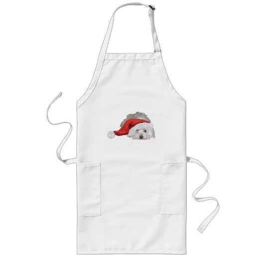 Coton de Tulear - Wachten Lang Schort (Voorkant)