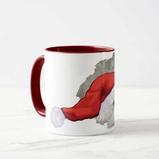 Coton de Tulear - Wachten Mok (Voorkant links)