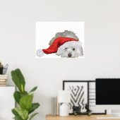 Coton de Tulear - Wachtend Poster (Thuiskantoor)