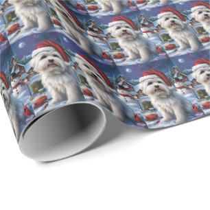 Coton De Tulear Winter Wonderland Kerstvreugde Cadeaupapier