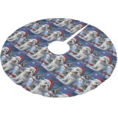 Coton De Tulear Winter Wonderland Kerstvreugde Kerstboom Rok (Gekanteld)