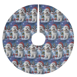 Coton De Tulear Winter Wonderland Kerstvreugde Kerstboom Rok