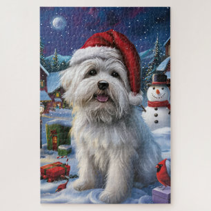 Coton De Tulear Winter Wonderland Kerstvreugde Legpuzzel