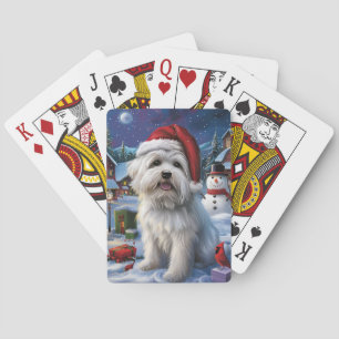 Coton De Tulear Winter Wonderland Kerstvreugde Pokerkaarten
