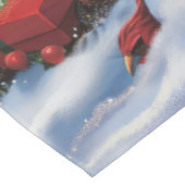 Coton De Tulear Winter Wonderland Kerstvreugde Tafelkleed (Gekanteld)