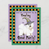 Coton Witch Invitation (Voorkant / Achterkant)