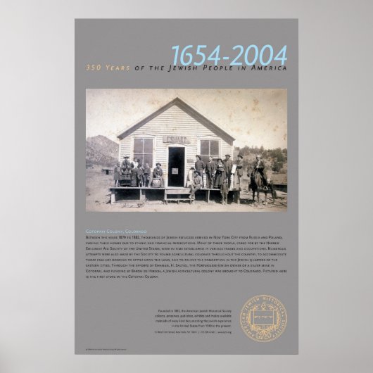 Cotopaxi Colony, Colorado Poster (Voorkant)