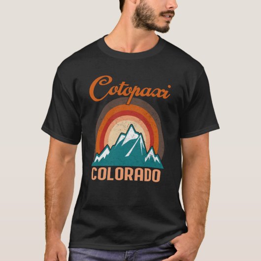  Cotopaxi Colorado CO bergen Hike Hiking T-shirt (Voorkant)