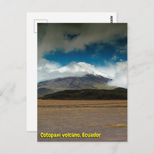 Cotopaxi Ecuador Briefkaart (Voorkant / Achterkant)