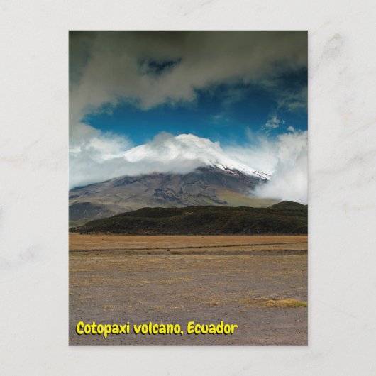 Cotopaxi Ecuador Briefkaart (Voorkant)
