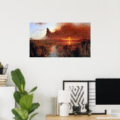 Cotopaxi, Ecuador door de Frederic Edwin Church Poster (Thuiskantoor)