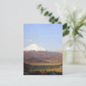 Cotopaxi, Ecuador door de kerk Frederick Edwin Briefkaart (Staand voorkant)