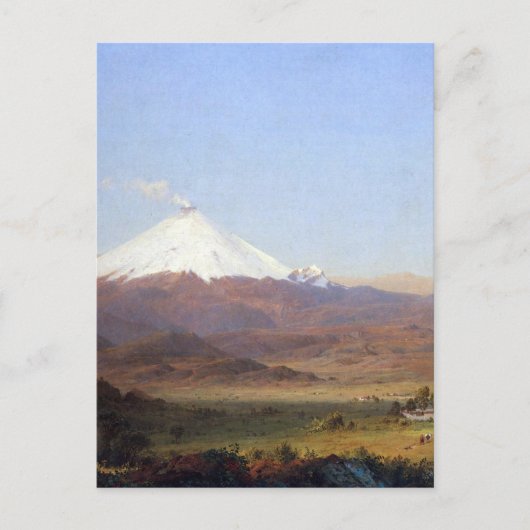 Cotopaxi, Ecuador door de kerk Frederick Edwin Briefkaart (Voorkant)