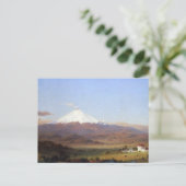 Cotopaxi, Ecuador door de kerk Frederick Edwin Briefkaart (Staand voorkant)