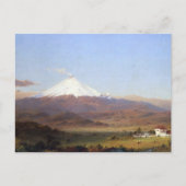Cotopaxi, Ecuador door de kerk Frederick Edwin Briefkaart (Voorkant)