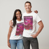Cotopaxi, Ecuador Luchtpost reisposter T-shirt (Unisex)