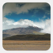 Cotopaxi, Ecuador Vierkante Sticker (Voorkant)