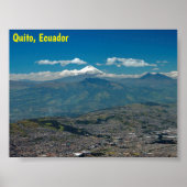 Cotopaxi en Quito Poster (Voorkant)