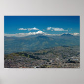 Cotopaxi en Quito Poster (Voorkant)