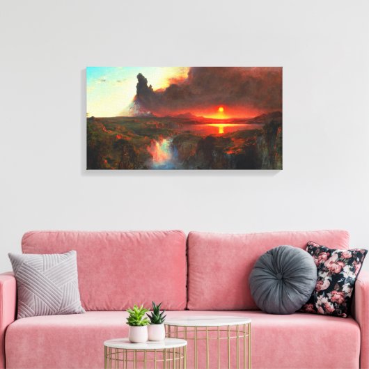 Cotopaxi Volcano Canvas Afdruk (Insitu (Woonkamer))