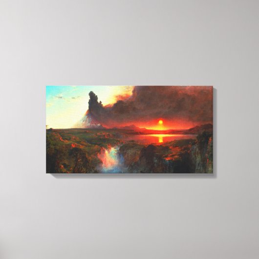 Cotopaxi Volcano Canvas Afdruk (Voorkant)