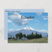 Cotopaxi Volcano Ecuador Briefkaart (Voorkant / Achterkant)