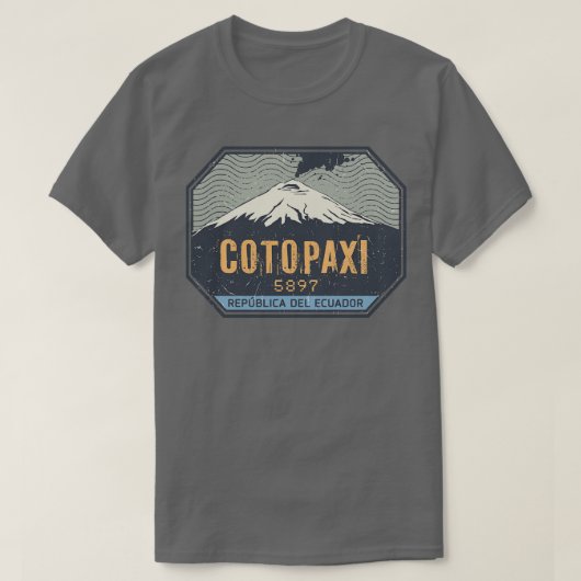Cotopaxi Volcano Ecuador T-shirt (Design voorkant)