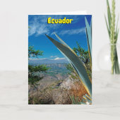 Cotopaxi vulcano, Ecuador Kaart (Voorkant)