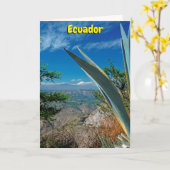 Cotopaxi vulcano, Ecuador Kaart (Gele Bloem)