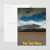 Cotopaxi-vulkaan, Ecuador Briefkaart (Voorkant / Achterkant)