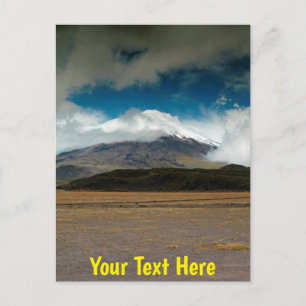 Cotopaxi-vulkaan, Ecuador Briefkaart