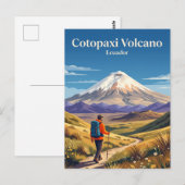 Cotopaxi vulkaan Ecuador Briefkaart (Voorkant / Achterkant)