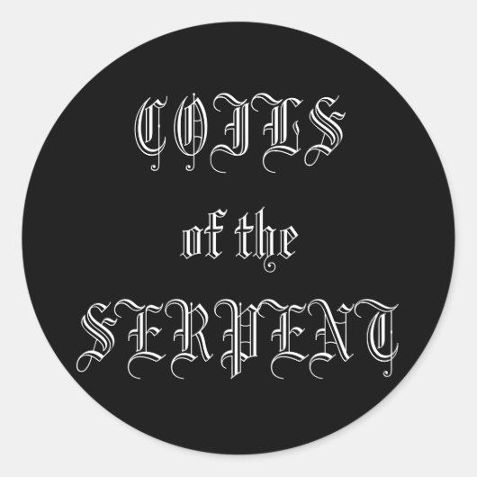 COTS Sticker Gothic! (Voorkant)