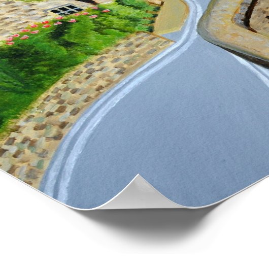 Cotswold English Village Poster (Hoek)