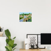 Cotswold English Village Poster (Thuiskantoor)