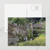 Cotswold stenen cottages in het dorp van briefkaart (Voorkant / Achterkant)